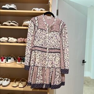 Ulla Johnson Louise patchwork mini dress cream 4